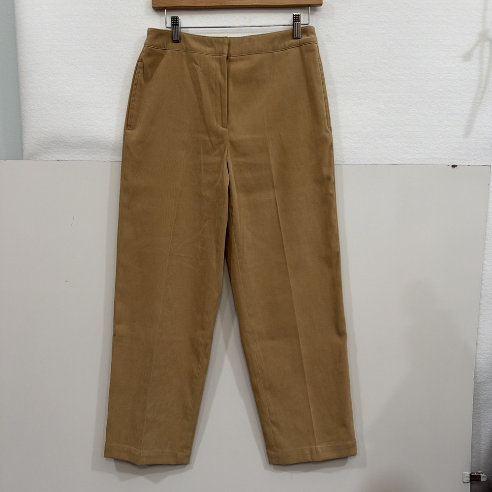 Talbots Stretch Career Dress Pants Women's Size 8 Camel Color Trousers Career